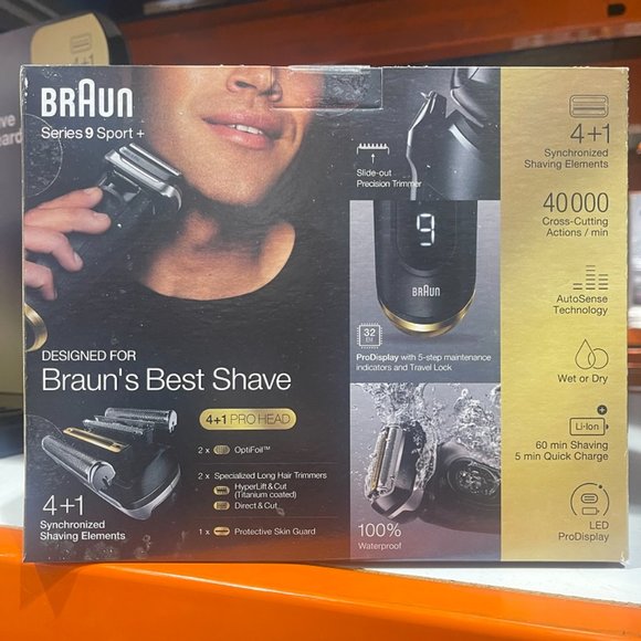 BRAUN Series 9 Sport + 9320CC Wet & Dry Clean & Charge System Special Edition - Picture 3 of 6
